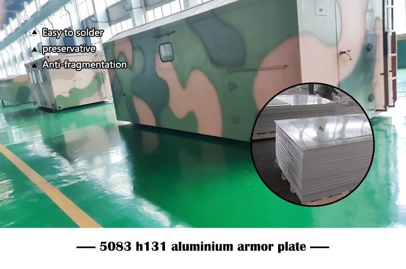 5083 h131 aluminium armor plate